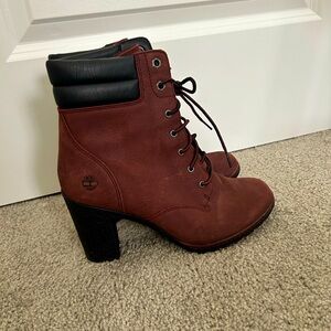Timberland Women’s Allington High Heel boots Maroon